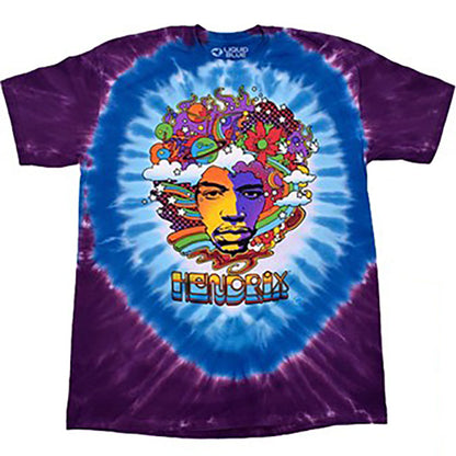 Jimi Hendrix Jimi Mod Tie Dye T-shirt Front