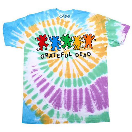 Grateful Dead Metro Bears Tie Dye T-shirt Front