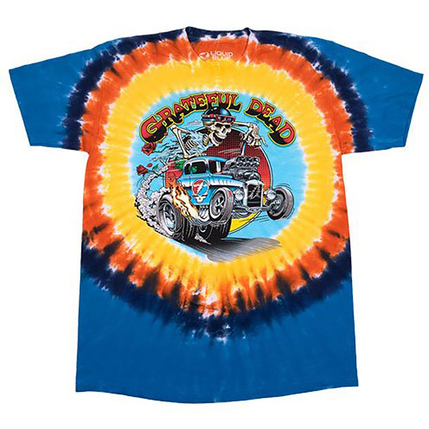 Grateful Dead Steal Your Hot Rod Tie Dye T-shirt Front