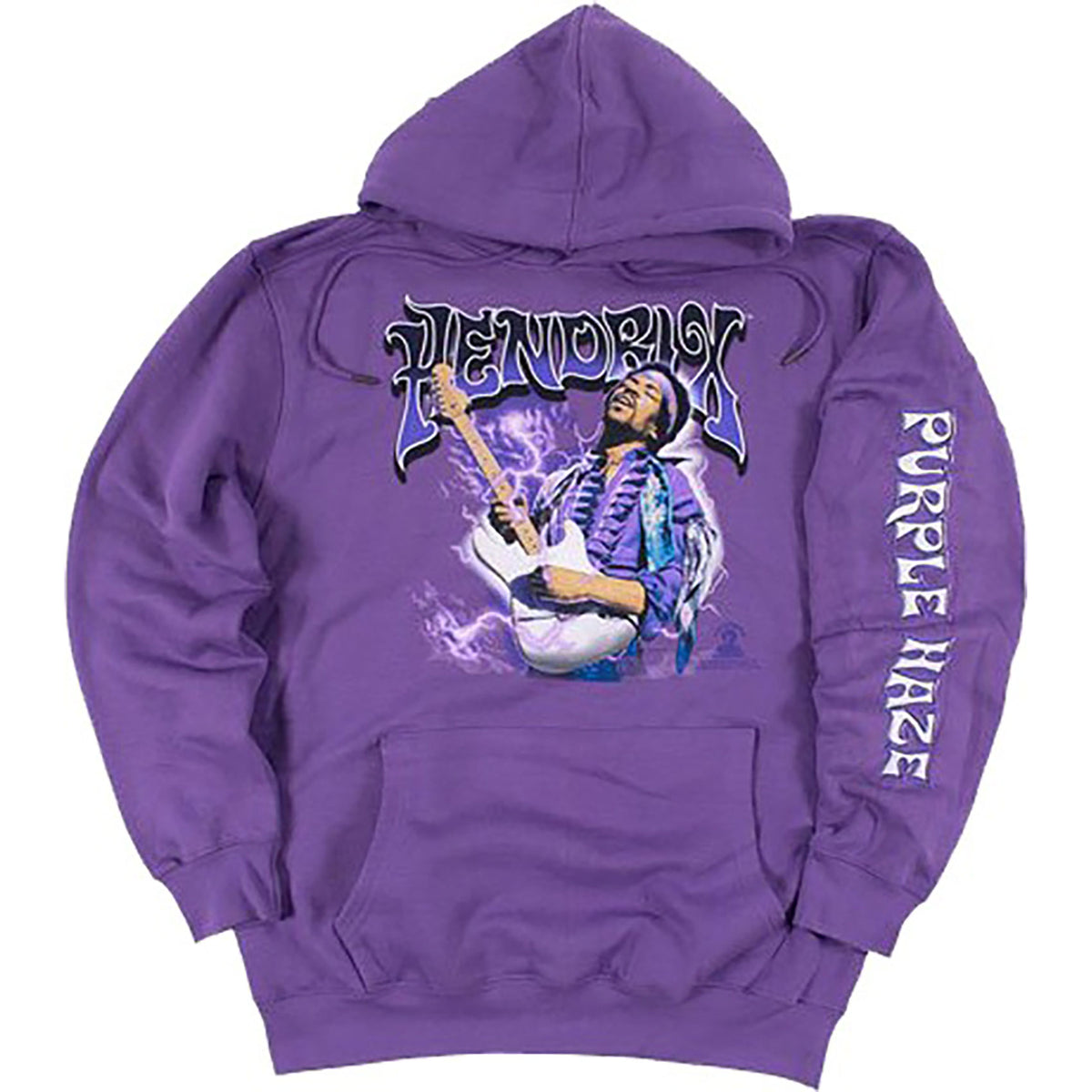 Jimi Hendrix Purple Haze Hooded Sweatshirt Front