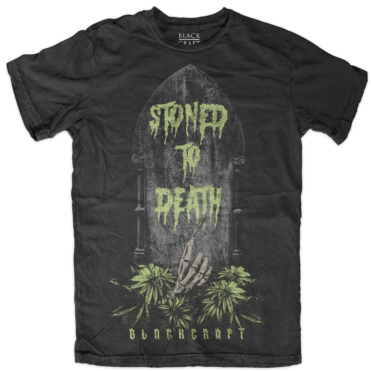 Blackcraft Cult Stoned To Death Slim Fit T-shirt Front