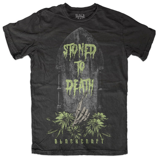 Blackcraft Cult Stoned To Death Slim Fit T-shirt Front