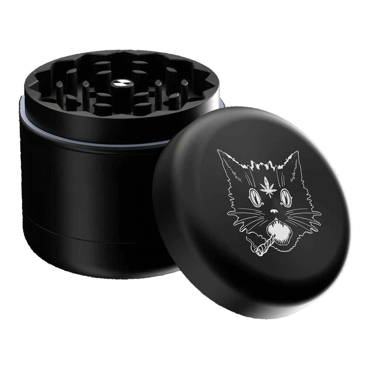 Blackcraft Cult Nine Lives 2" 4 Piece Grinder Grinder Front