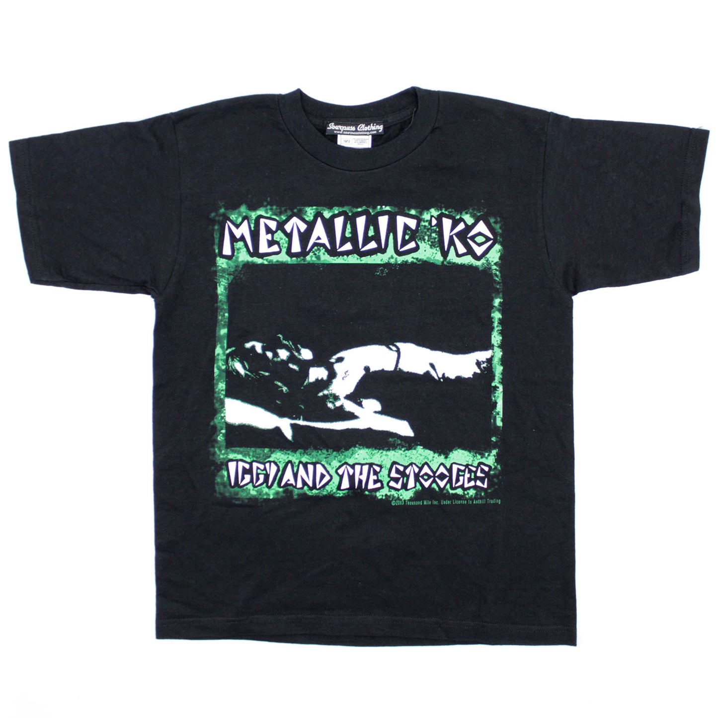 Iggy Pop Metallic'KO Iggy And The Stooges T-shirt