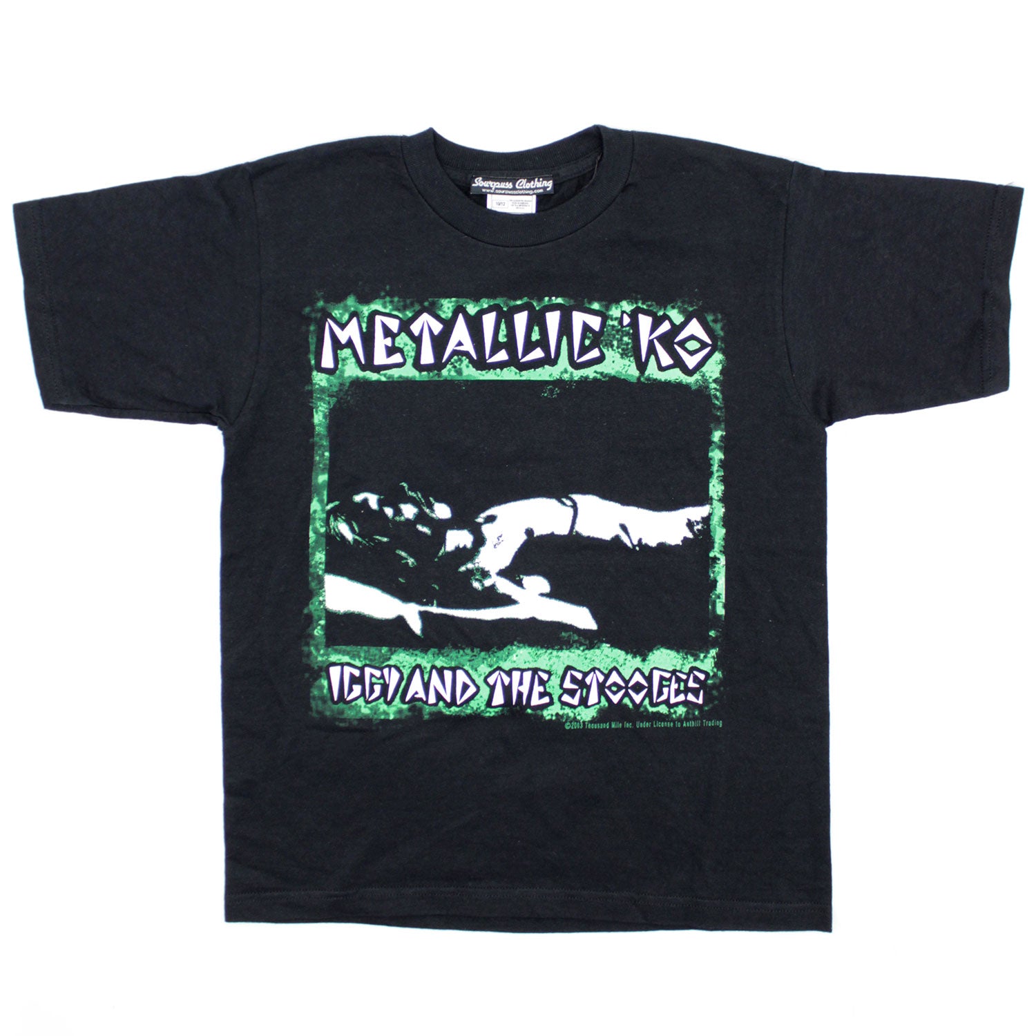 Iggy Pop Metallic'KO Iggy And The Stooges T-shirt