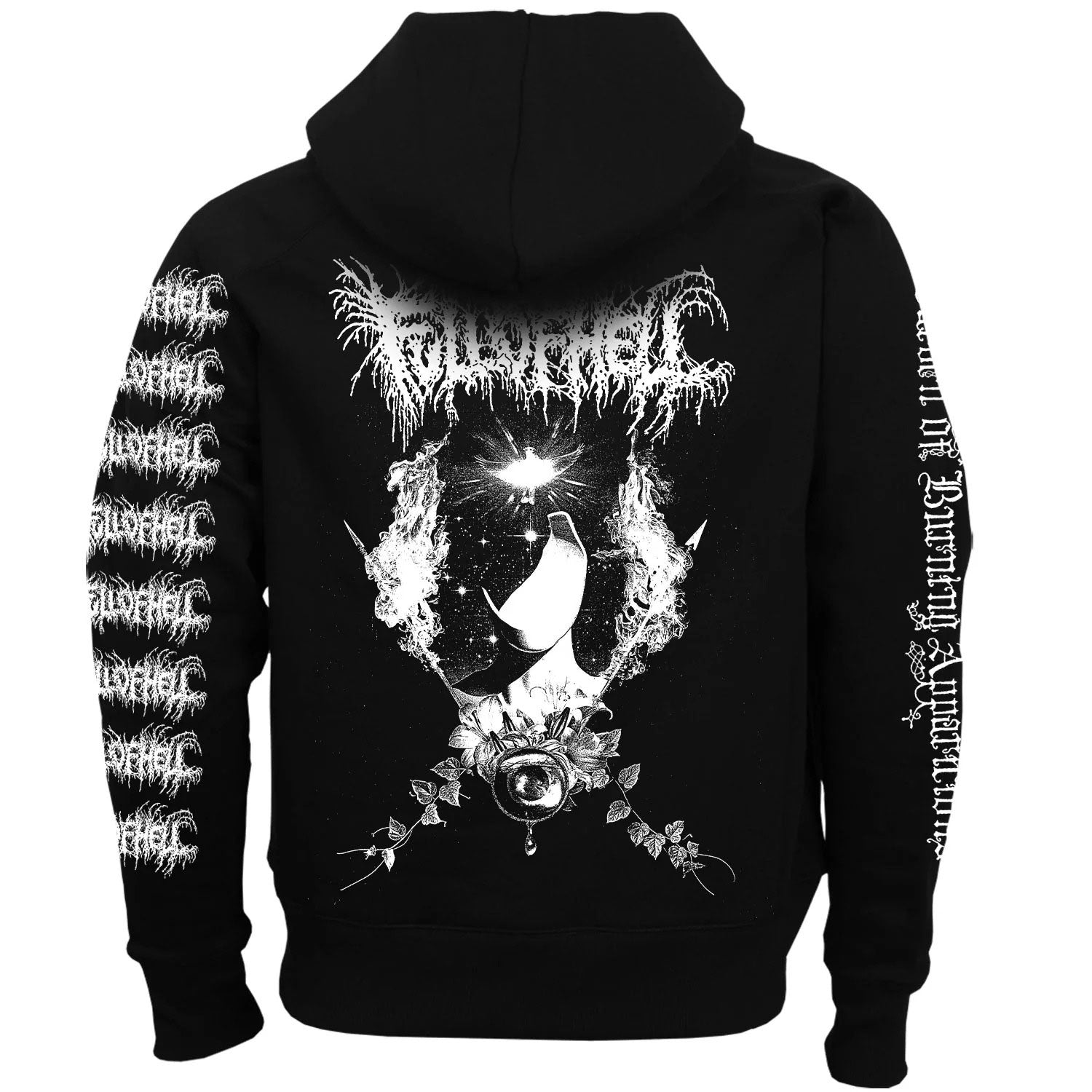 Full Of Hell Garden of Burning Apparitions Zippered Hooded Sweatshirt