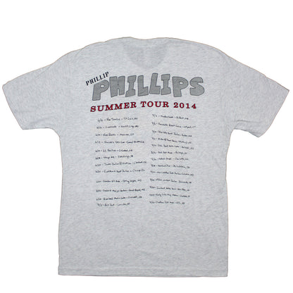 2014 Summer Tour on Gray Tee Slim Fit T-shirt