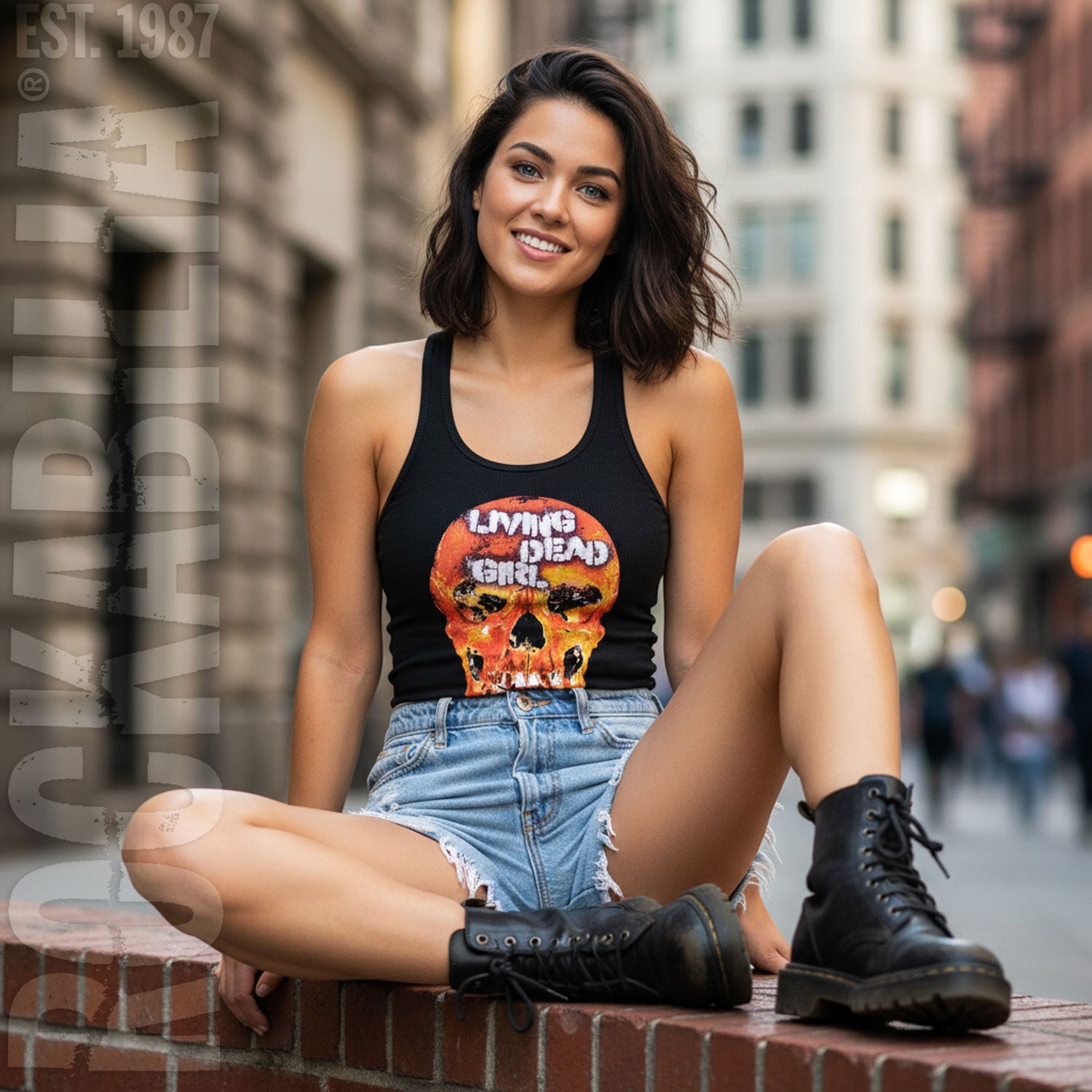Rob Zombie Living Dead Girl Junior Tank Top Womens Tank | Rob