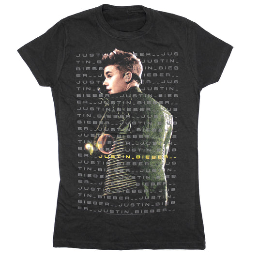 Multi Stacked Logos & Live Photo Junior Top