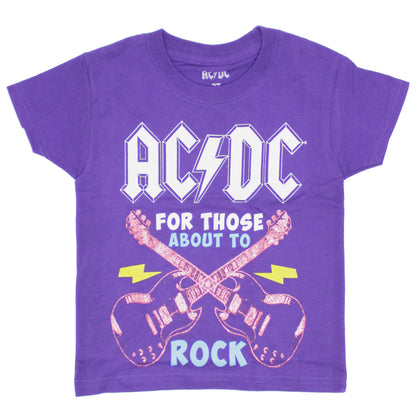 High Voltage Purple Childrens T-shirt