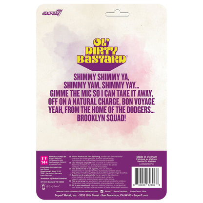 Super7 ODB Starring In Shimmy Shimmy Ya 3.75" ReAction Figure Action Figure