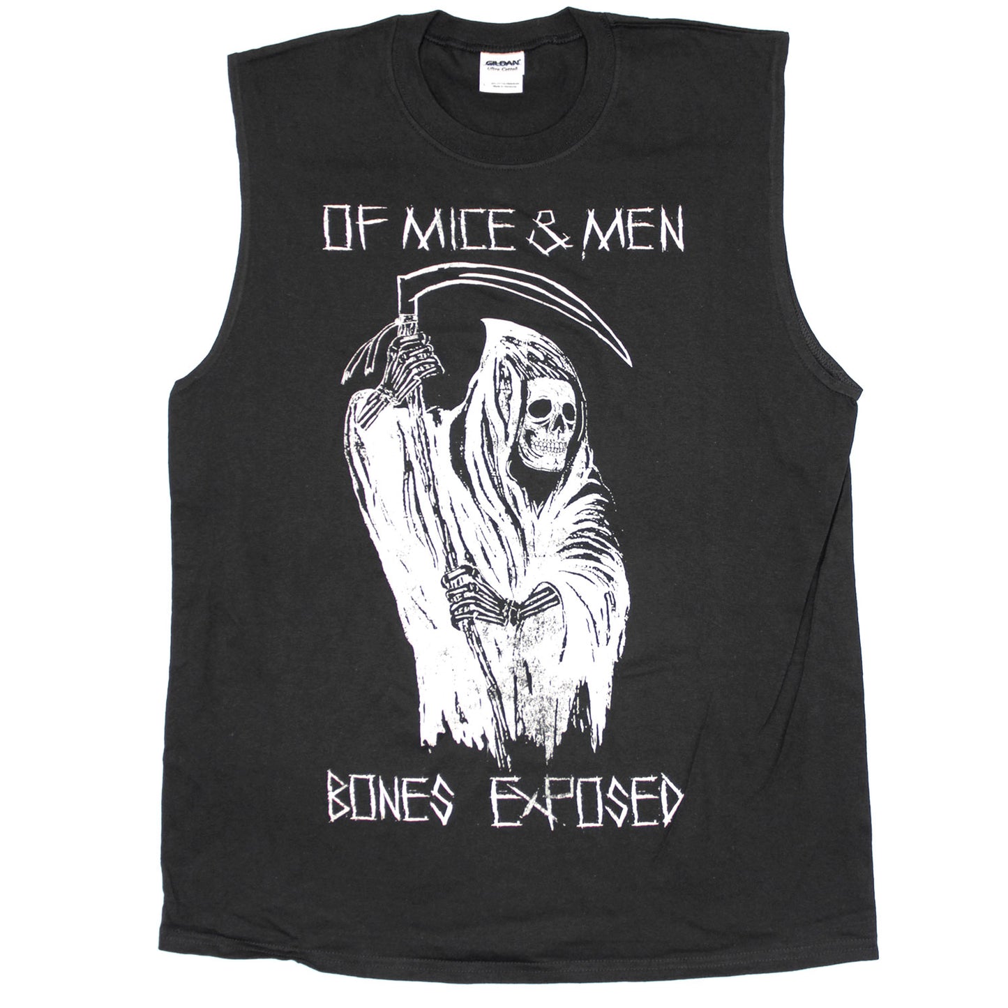 Bones Exposed Sleeveless Muscle Tee Mens Tank
