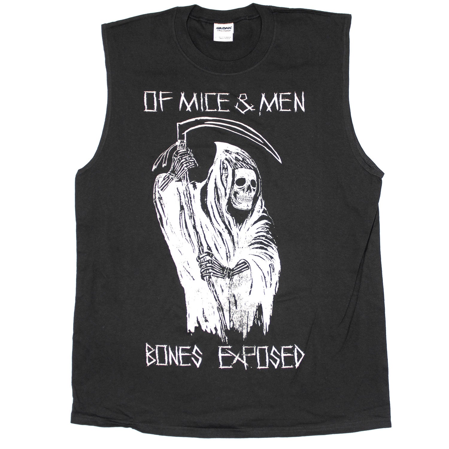 Bones Exposed Sleeveless Muscle Tee Mens Tank