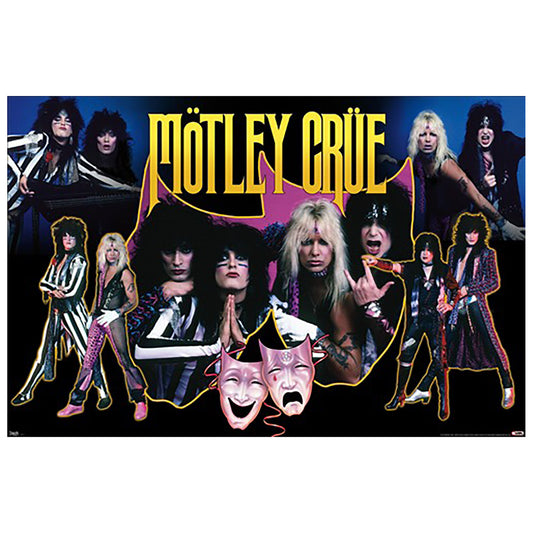 Motley Crue Collage Domestic Poster