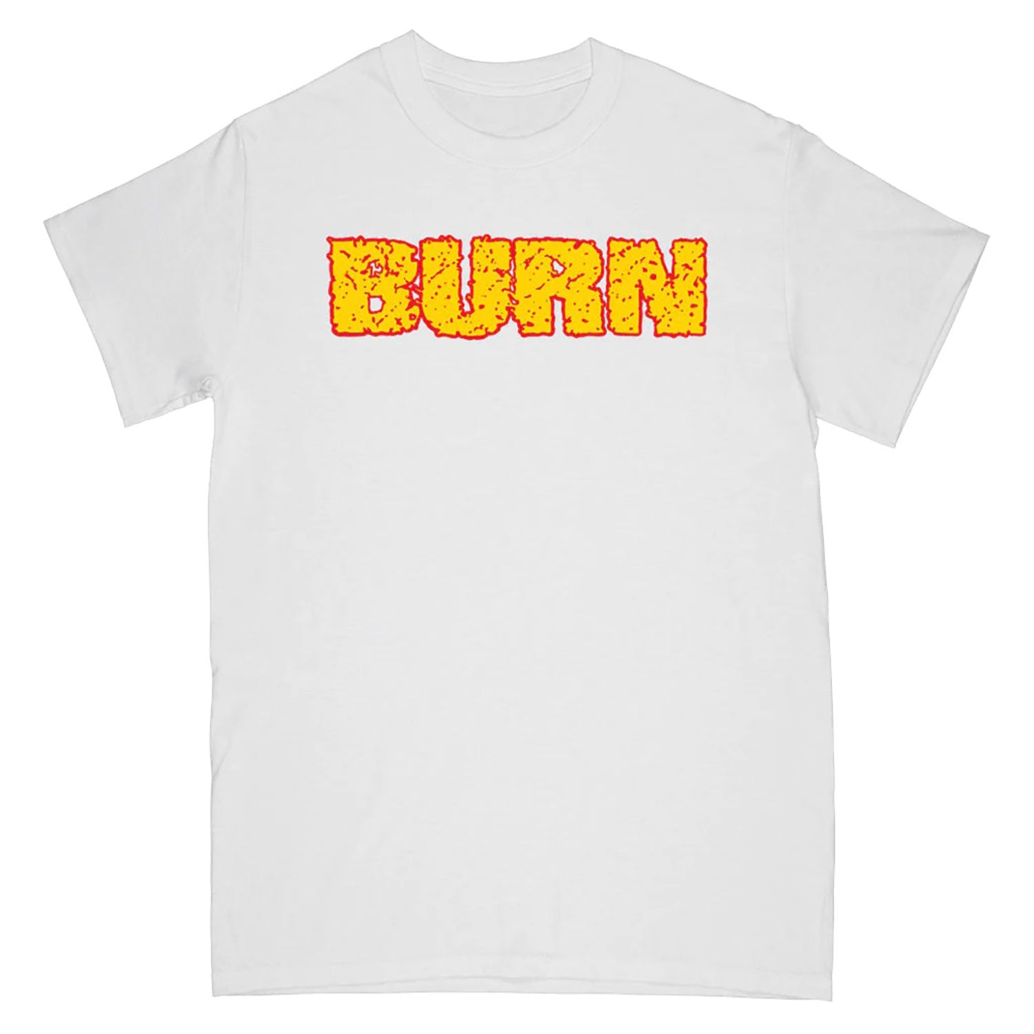 Burn Shall Be Judged (White) T-shirt