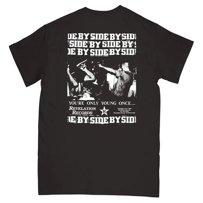 Side By Side Side By Side By Side (Black) T-shirt