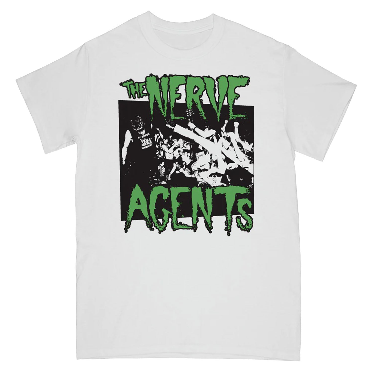Nerve Agents Live Photo (White) T-shirt