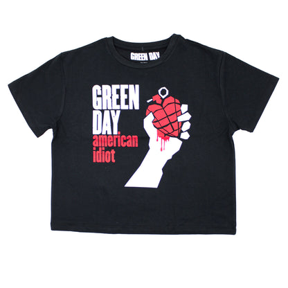 American Idiot Ladies Crop Top Junior Top