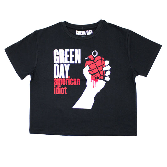 American Idiot Ladies Crop Top Junior Top