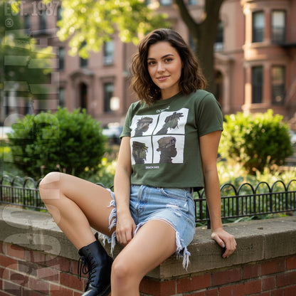 Demon Days Ladies Crop Top Junior Top