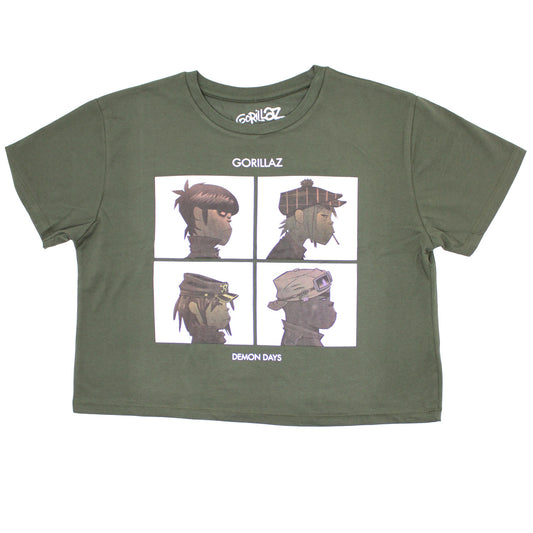 Demon Days Ladies Crop Top Junior Top