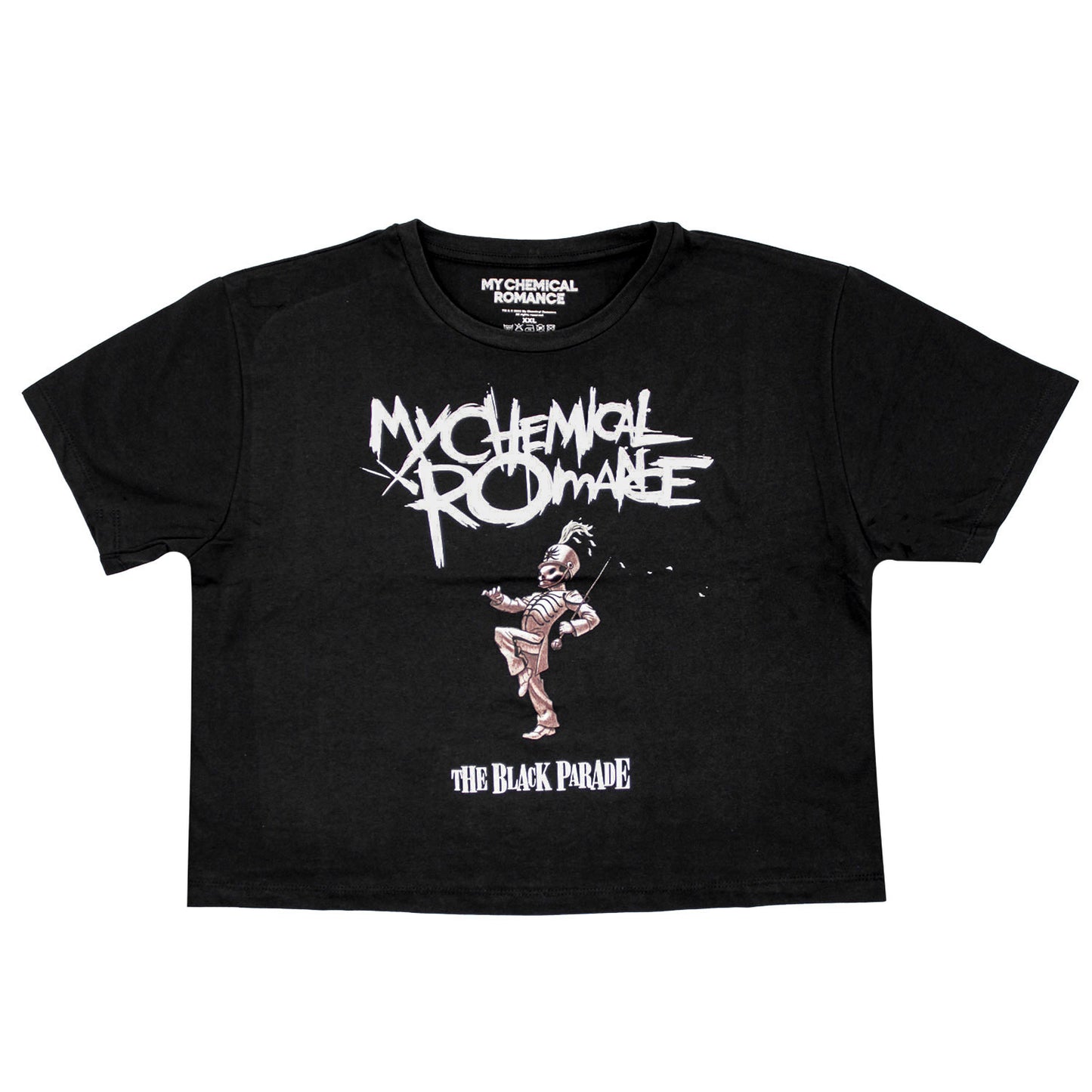 The Black Parade Ladies Crop Top Junior Top