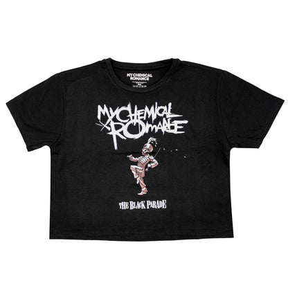 The Black Parade Ladies Crop Top Junior Top