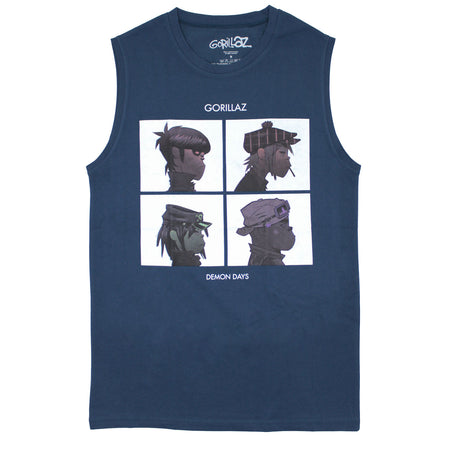 Gorillaz T Shirt Group Circle Rise Band Logo Nuovo Ufficiale Uomo Sapphire Blu Size S Gorillaz T Shirt Group Circle Rise Band Logo Nuovo Ufficiale Uomo Sapphire Blu Size S