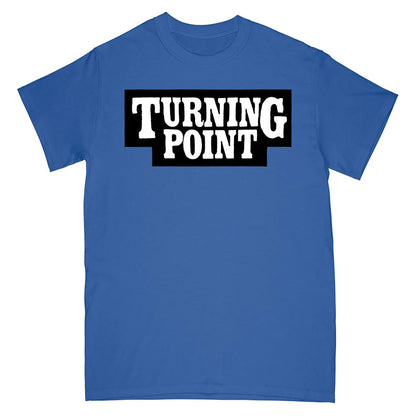 Turning Point Block Letters (Blue) T-shirt