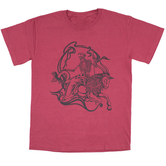 Grateful Dead Black & Red Skeleton Art Limited Edition T-shirt