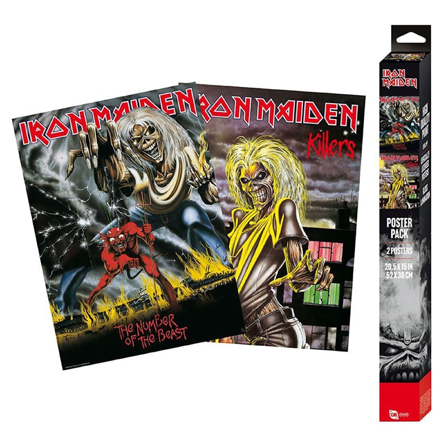 Iron Maiden Set of 2 Posters - Killers/Number of the Beast Domestic Poster