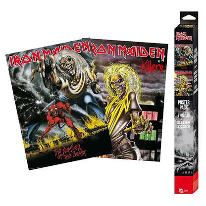 Iron Maiden Set of 2 Posters - Killers/Number of the Beast Domestic Poster