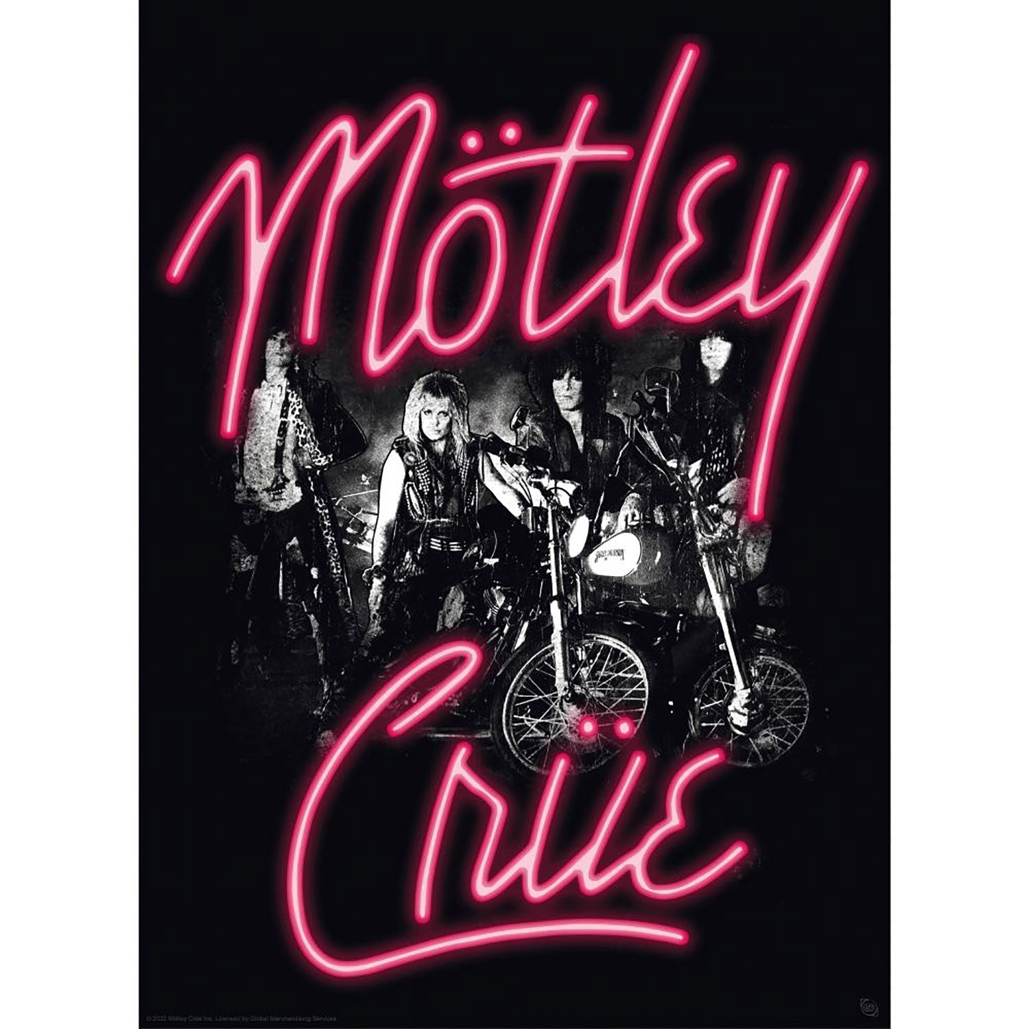 Motley Crue Set of 2 Posters - Neon and Straightjackets Domestic Poster