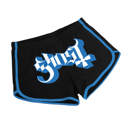 Blue Logo Dolphin Shorts (Rockabilia Exclusive) Booty Shorts