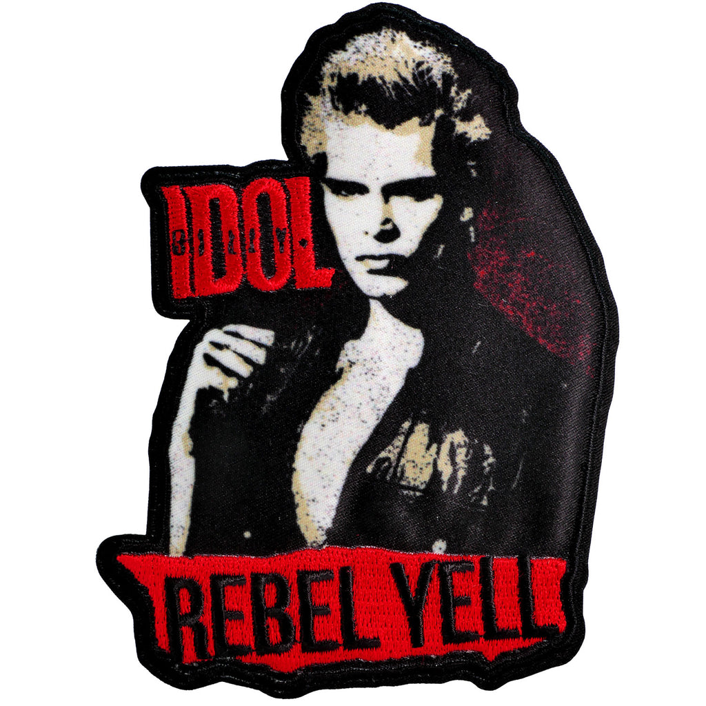 Billy Idol Rebel Yell Embroidered Patch 445197 | Rockabilia Merch Store