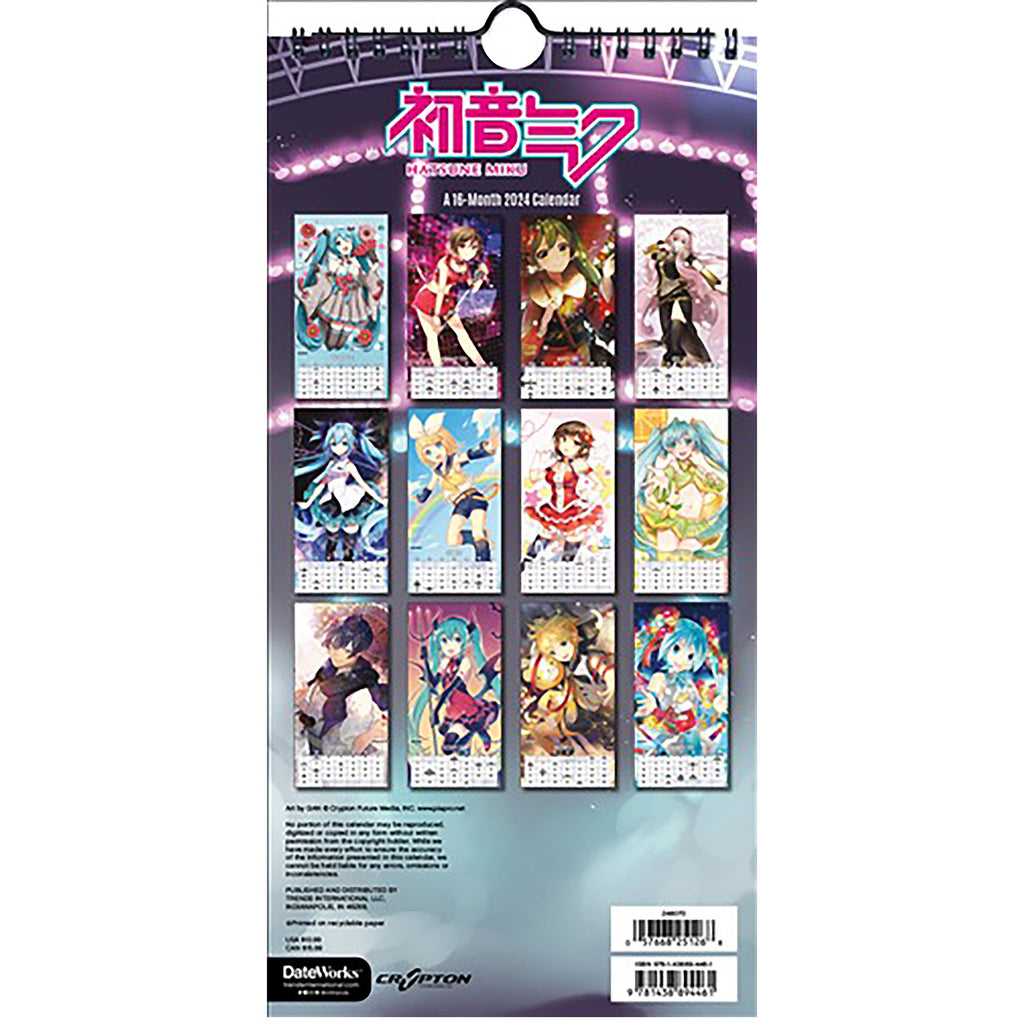 Hatsune Miku 2024 Hatsune Miku Mini Poster Calendar Calendar 445226