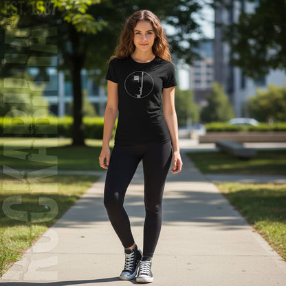 Ladies Foil Tee Junior Top