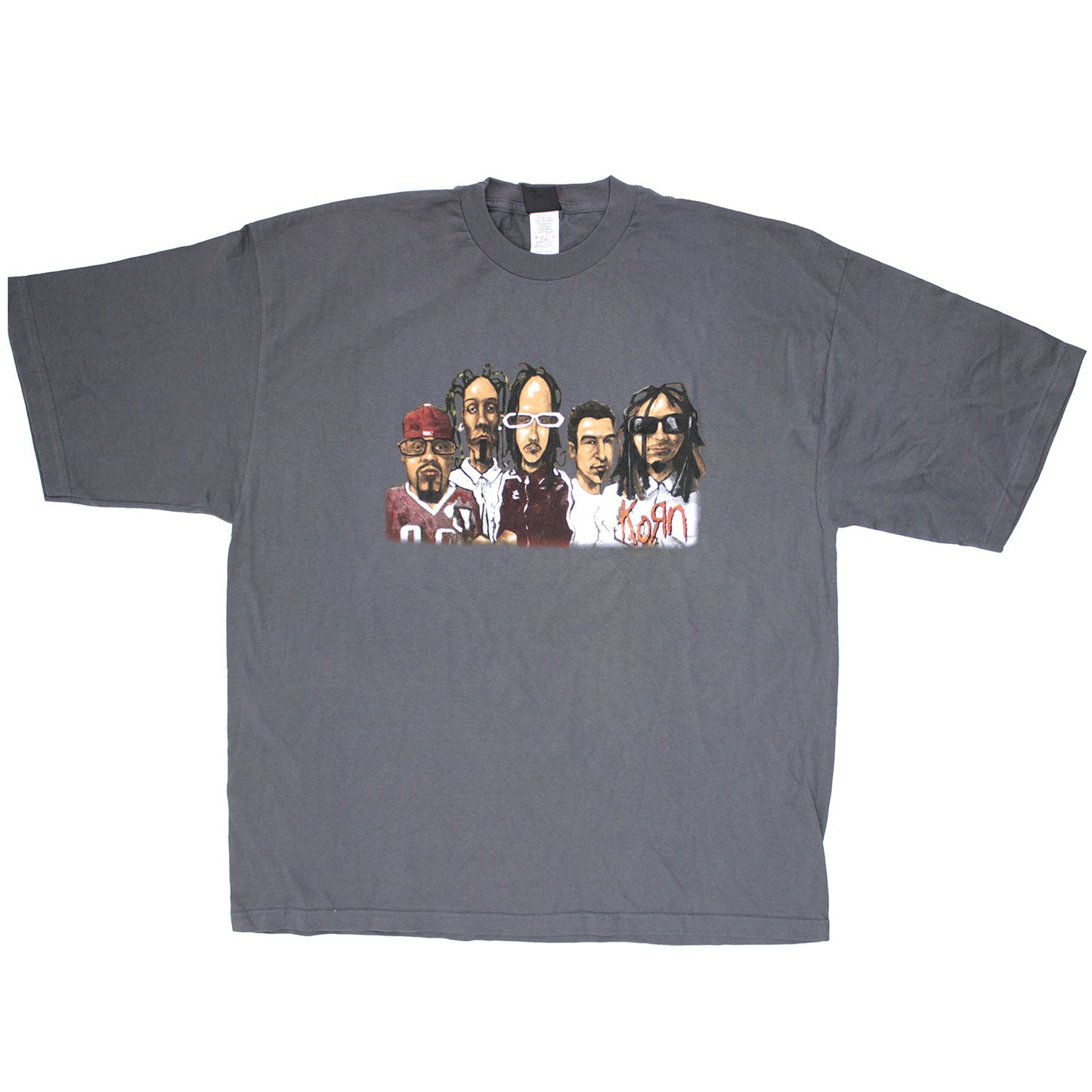 Korn Band Caricature Art & Logo T-shirt
