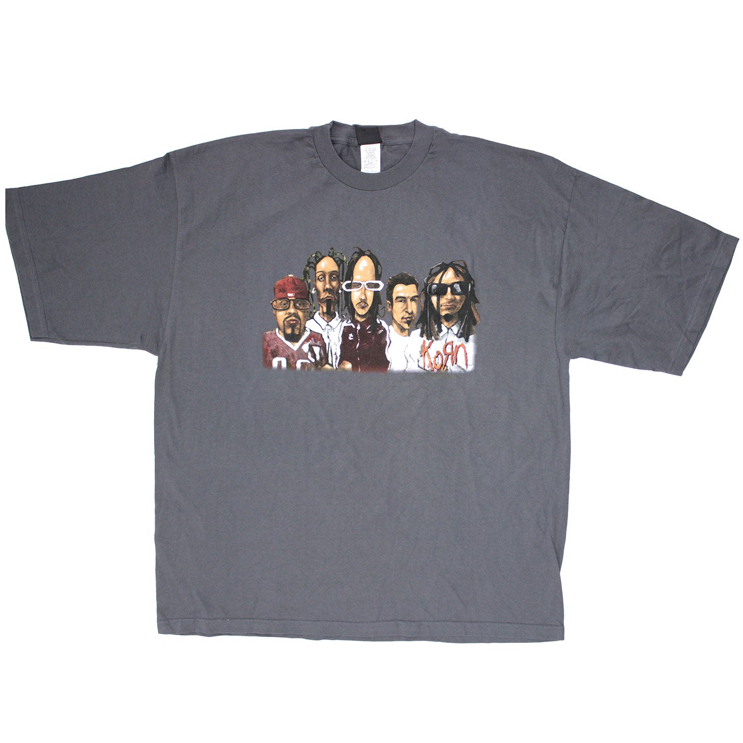 Korn Band Caricature Art & Logo T-shirt