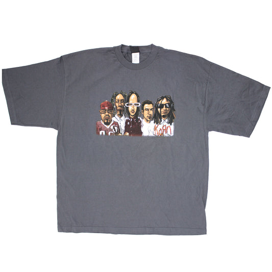 Korn Band Caricature Art & Logo T-shirt