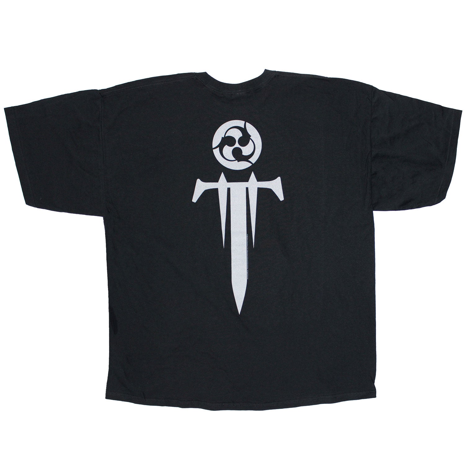 Trivium Silver Logo Solid Back Tee T-shirt