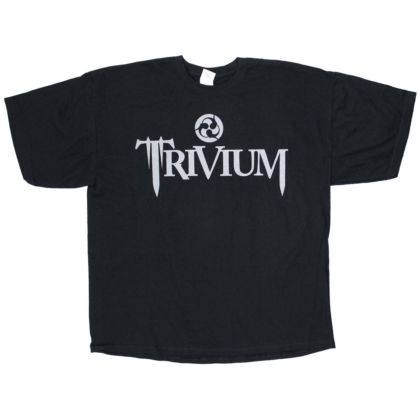 Trivium Silver Logo Solid Back Tee T-shirt