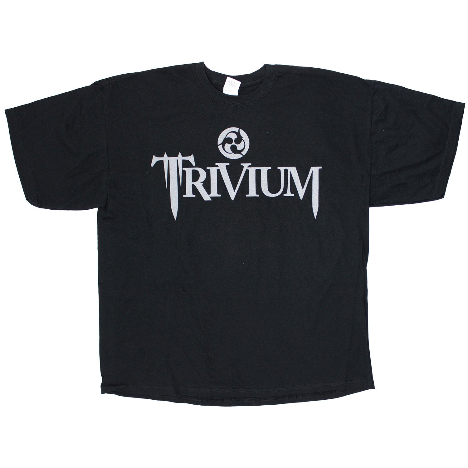 Trivium Silver Logo Solid Back Tee T-shirt