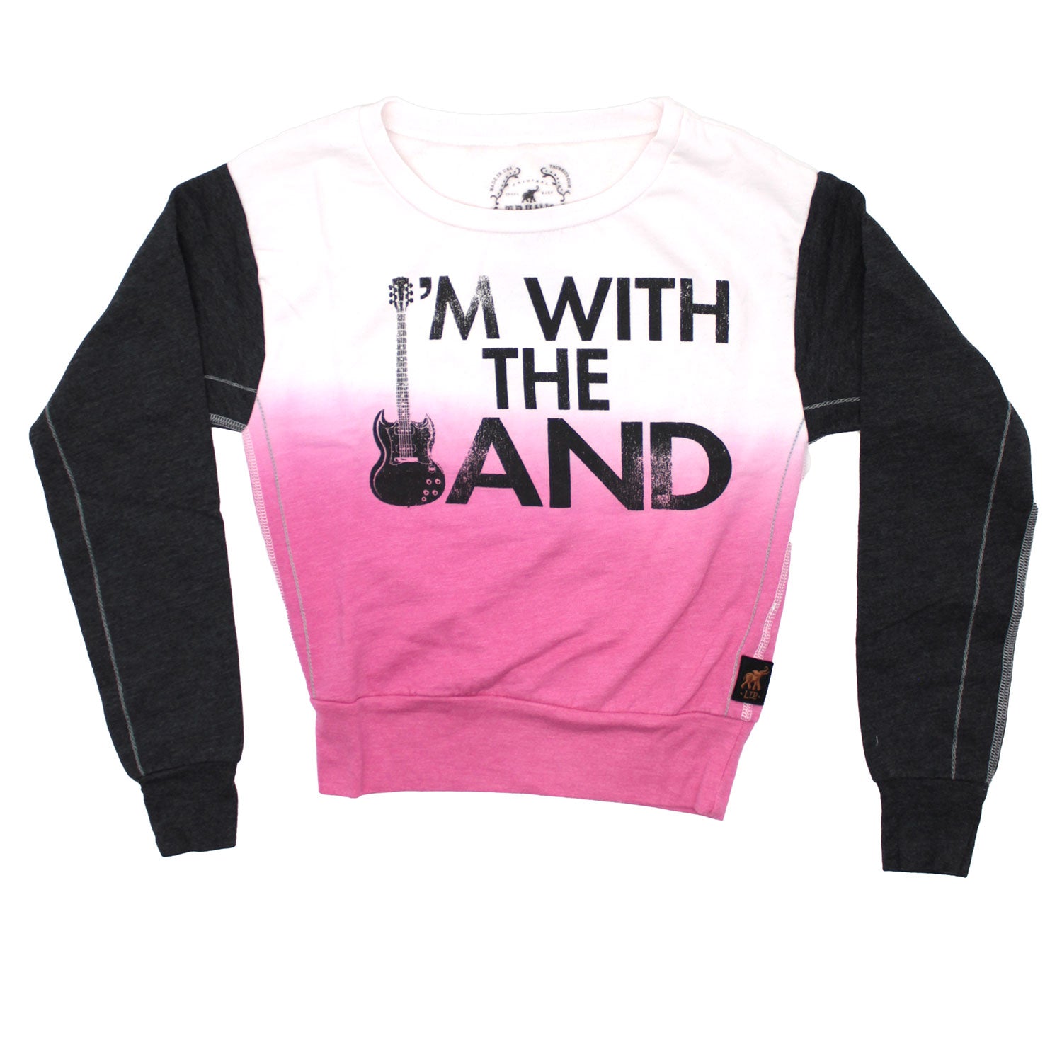 With The Band Fade Dye by TRUNK LTD Youth Crew Neck Fleece Miscellaneous