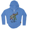 Elephant Azure Non-Fleece Trunk LTD Youth Pull Over Hoodie Hooded Sweatshirt