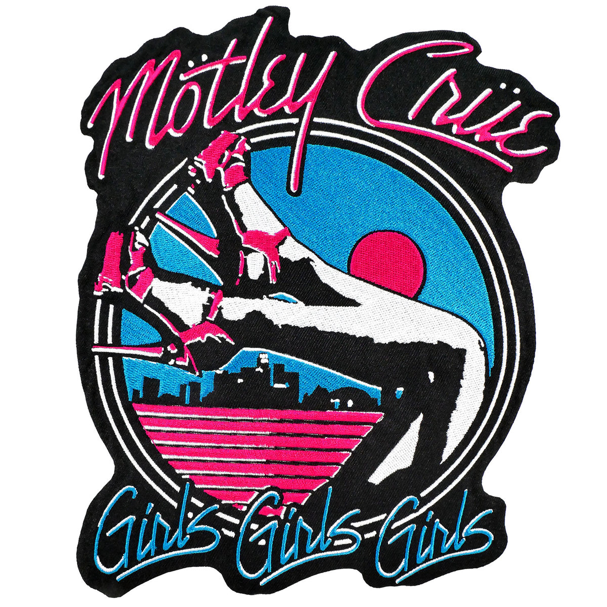 Motley Crue M�tley Cr�e Girls Oversized Back Patch Front