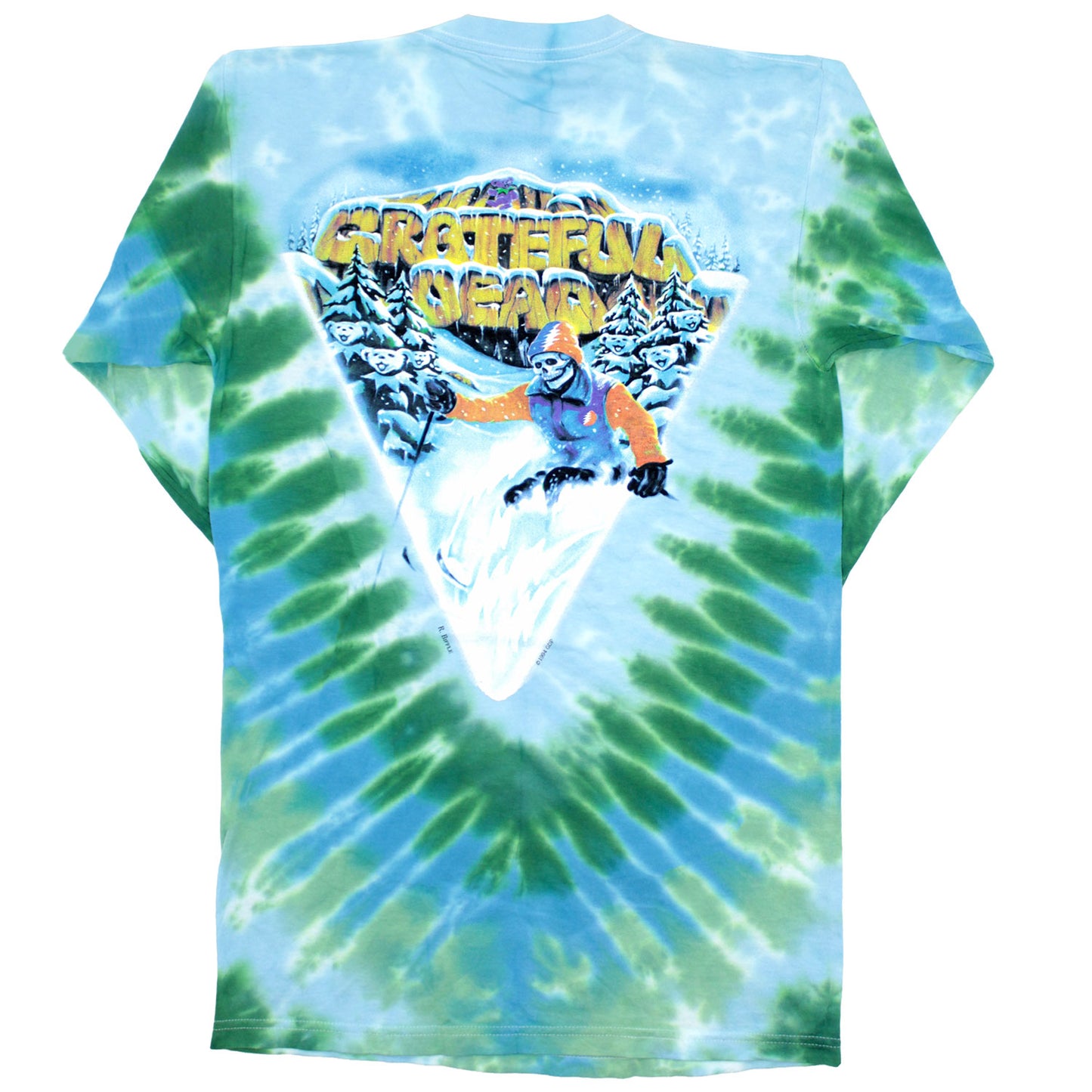 Heliskier Tie Dye  Long Sleeve