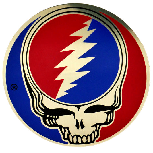Grateful Dead Metal SYF Sticker 1" Sticker