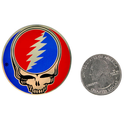 Grateful Dead Metal SYF Sticker 1 5/8" Sticker