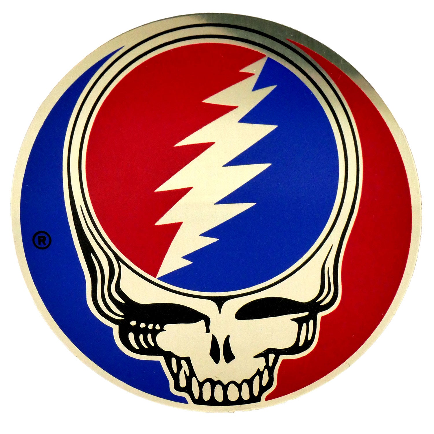 Grateful Dead Metal SYF Sticker 1 5/8" Sticker